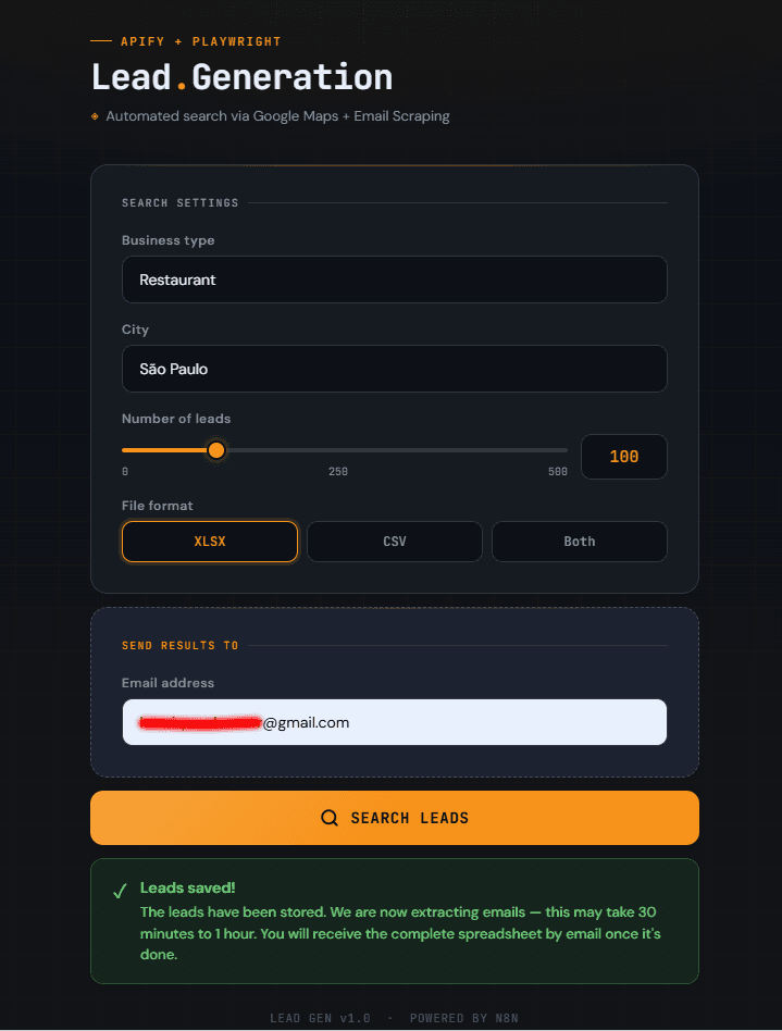 Async Lead Generation Agent with Playwright Web Scraping and Supabase screenshot 2